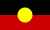 Australian Aboriginal flag icon medium